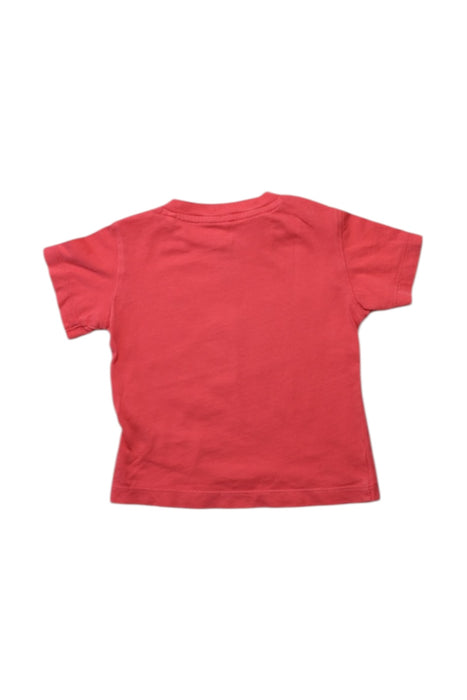 A Red Short Sleeve T Shirts from Adidas in size 12-18M for girl. (Back View)