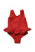 A Red Swimsuits from Mamas & Papas in size 12-18M for girl. (Front View)