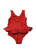 A Red Swimsuits from Mamas & Papas in size 12-18M for girl. (Back View)