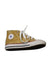 A Gold Sneakers from Converse in size 3T for girl. (Back View)