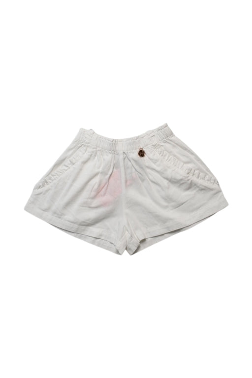 A White Shorts from ANGEL & ROCKET in size 3T for girl. (Front View)
