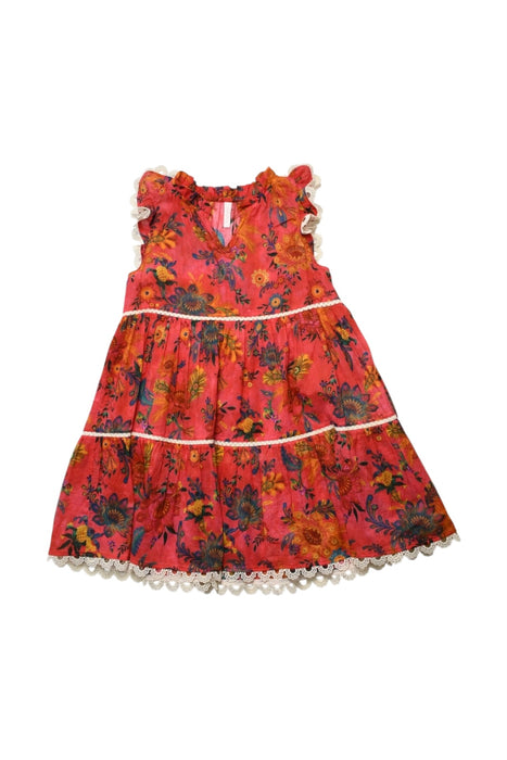 A Multicolour Sleeveless Dresses from Zimmermann in size 6T for girl. (Front View)