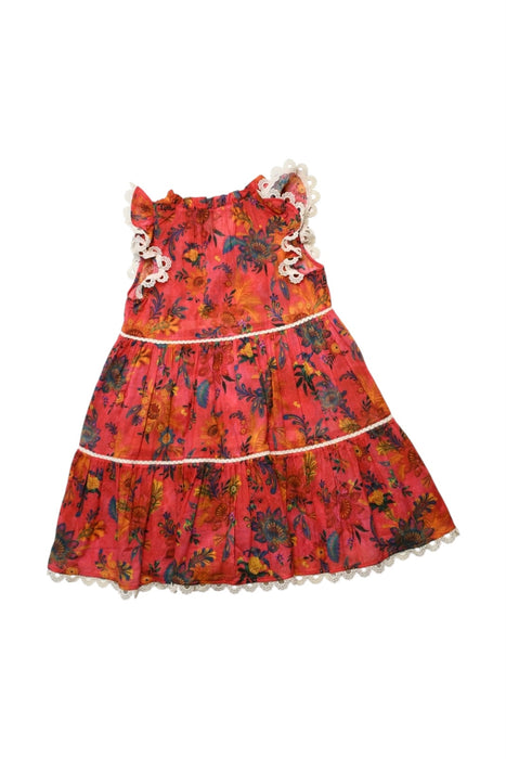 A Multicolour Sleeveless Dresses from Zimmermann in size 6T for girl. (Back View)