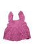 A Pink Sleeveless Tops from Mayoral in size 6T for girl. (Front View)
