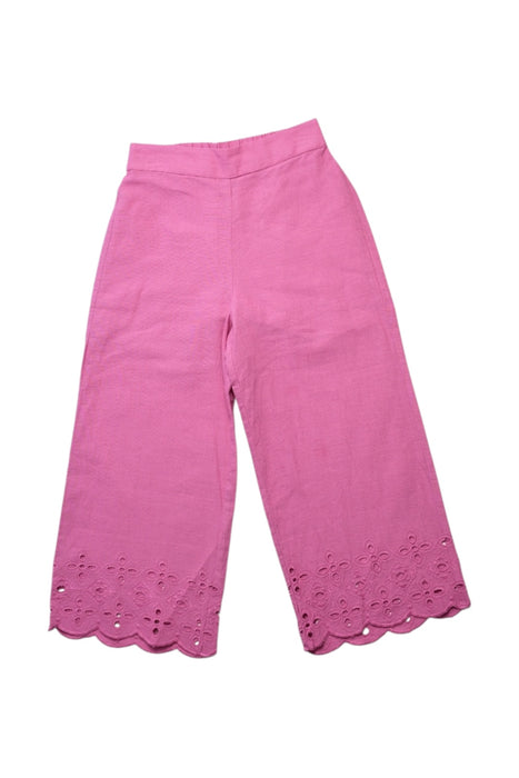A Pink Casual Pants from Mayoral in size 6T for girl. (Front View)