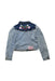 A Blue Lightweight Jackets from Monnalisa in size 8Y for girl. (Back View)