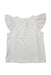 A White Sleeveless Tops from Jacadi in size 6T for girl. (Front View)