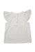 A White Sleeveless Tops from Jacadi in size 6T for girl. (Back View)
