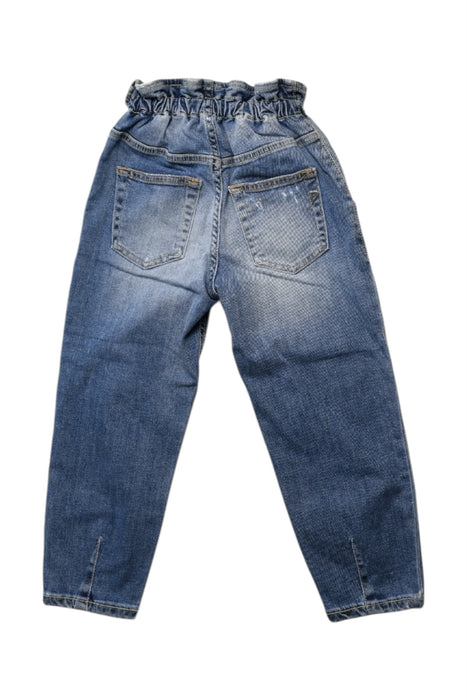 A Blue Jeans from Dondup in size 6T for girl. (Back View)