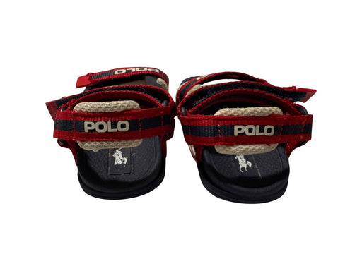 A Red Sandals from Polo Ralph Lauren in size 12-18M for boy. (Back View)