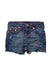 A Blue Shorts from True Religion in size 7Y for girl. (Front View)