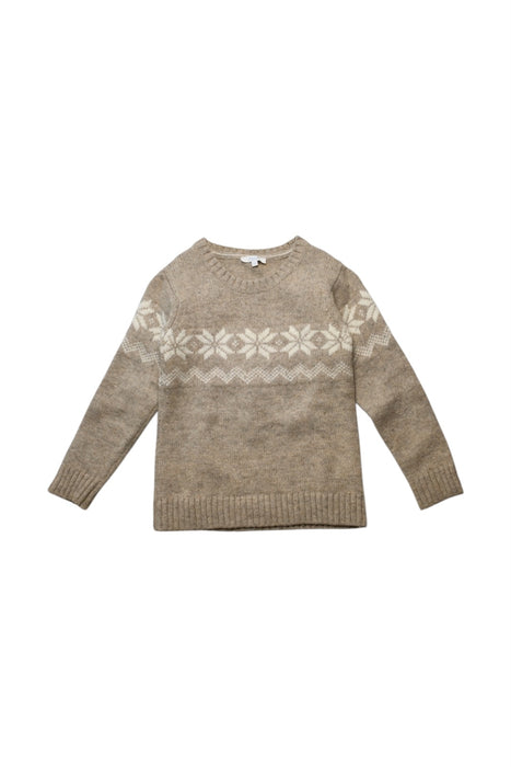 A Beige Knit Sweaters from Jacadi in size 6T for neutral. (Front View)