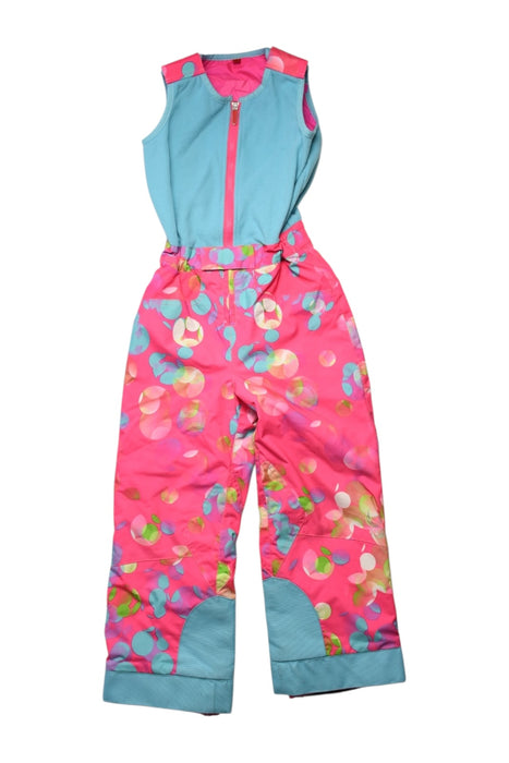 A Multicolour Snowsuits from Spyder in size 6T for girl. (Front View)