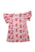 A Multicolour Short Sleeve Dresses from Cookie & Bert in size 6T for girl. (Front View)