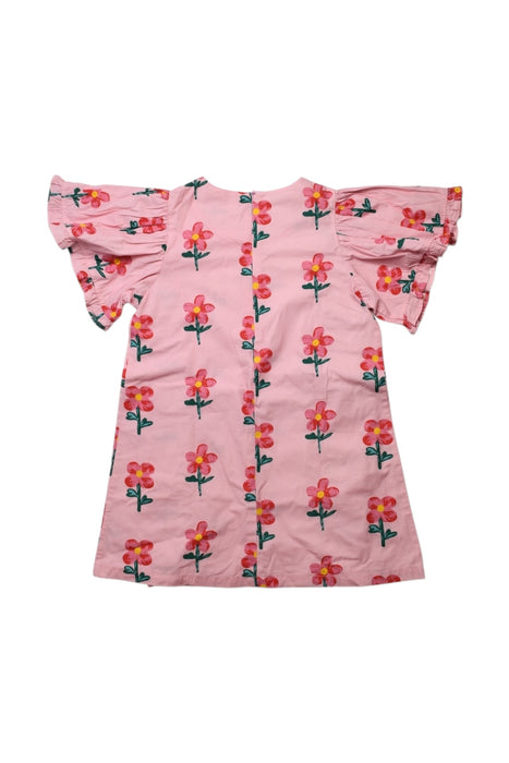 A Multicolour Short Sleeve Dresses from Cookie & Bert in size 6T for girl. (Back View)