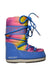 A Multicolour Winter Boots from Moon Boot in size 4T for girl. (Back View)