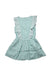 A Green Sleeveless Dresses from Seed in size 8Y for girl. (Back View)