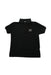 A Black Short Sleeve Polos from Dolce & Gabbana in size 3T for boy. (Front View)