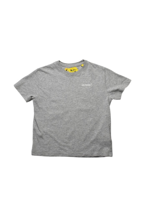 A Grey Short Sleeve T Shirts from Off-White in size 4T for boy. (Front View)