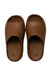 A Brown Slippers from Adidas Yeezy in size 9Y for boy. (Front View)