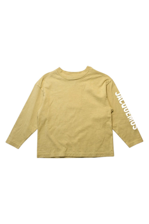 A Beige Long Sleeve T Shirts from Jacquemus in size 4T for boy. (Front View)
