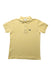 A Yellow Short Sleeve Polos from Lacoste in size 8Y for boy. (Front View)