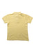 A Yellow Short Sleeve Polos from Lacoste in size 8Y for boy. (Back View)