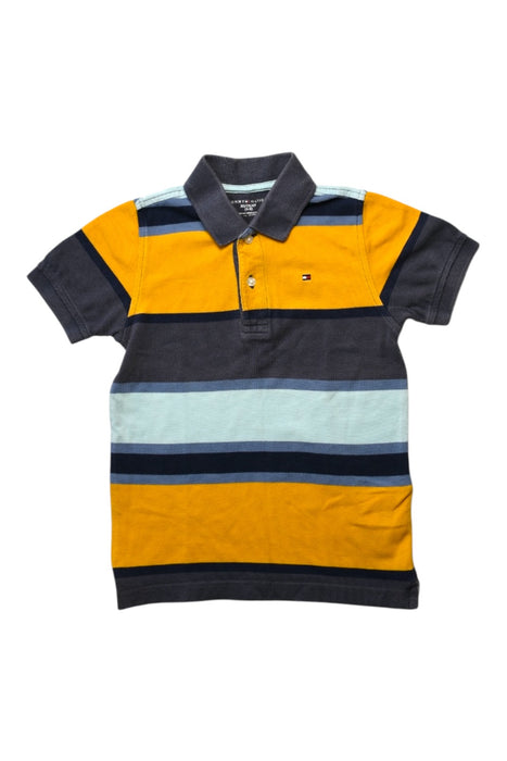 A Multicolour Short Sleeve Polos from Tommy Hilfiger in size 5T for boy. (Front View)