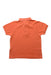 A Orange Short Sleeve Polos from Lacoste in size 4T for boy. (Back View)