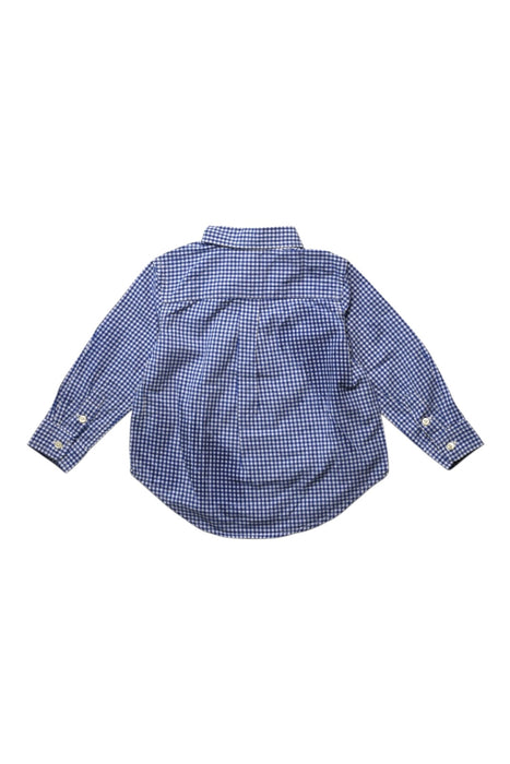 A Blue Long Sleeve Shirts from Ralph Lauren in size 12-18M for boy. (Back View)