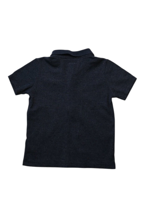 A Navy Short Sleeve Polos from Mamas & Papas in size 3T for boy. (Back View)