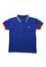 A Blue Short Sleeve Polos from Fred Perry in size 7Y for boy. (Front View)