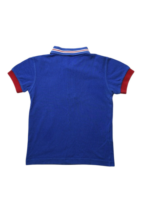 A Blue Short Sleeve Polos from Fred Perry in size 7Y for boy. (Back View)
