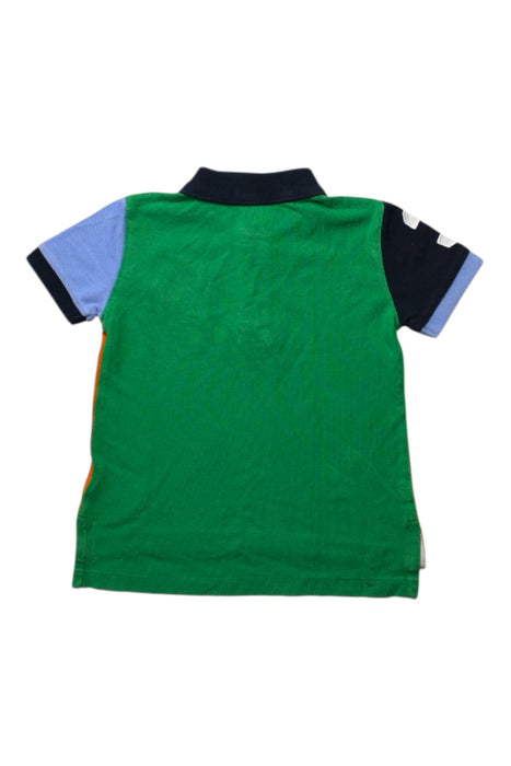 A Green Short Sleeve Polos from Polo Ralph Lauren in size 3T for boy. (Back View)