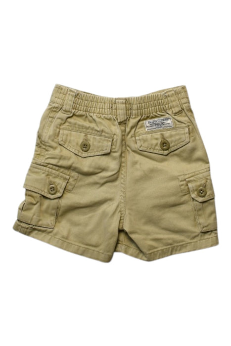 A Beige Shorts from Polo Ralph Lauren in size 6-12M for boy. (Back View)
