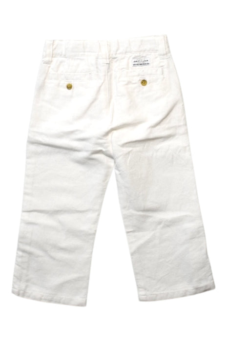 A White Casual Pants from Janie & Jack in size 18-24M for boy. (Back View)