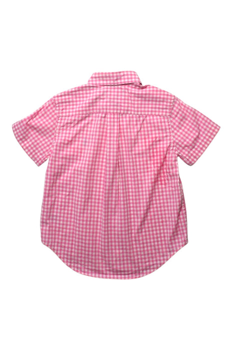 A Pink Short Sleeve Shirts from Ralph Lauren in size 4T for boy. (Back View)