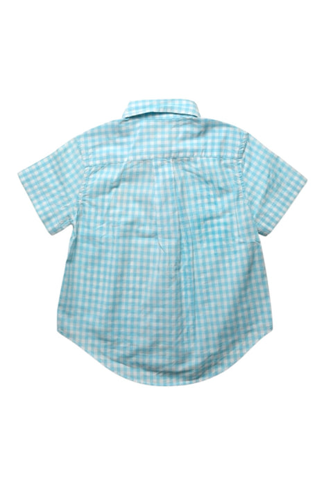 A Blue Short Sleeve Shirts from Ralph Lauren in size 2T for boy. (Back View)