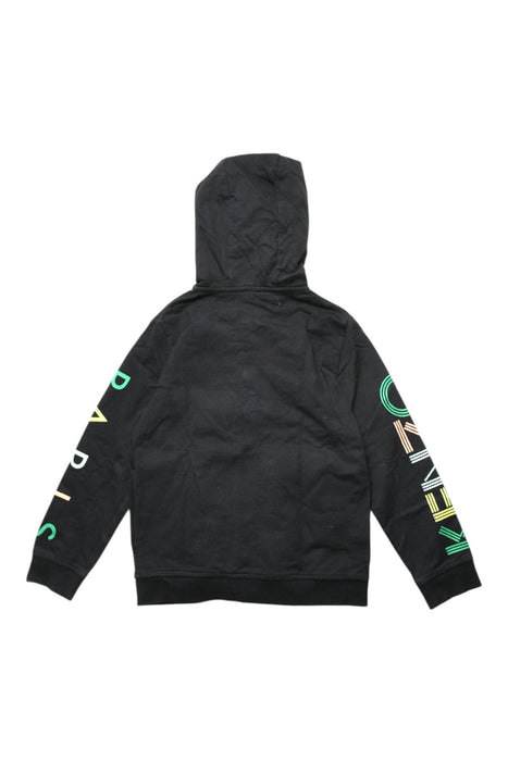 A Black Hooded Sweatshirts from Kenzo in size 8Y for boy. (Back View)