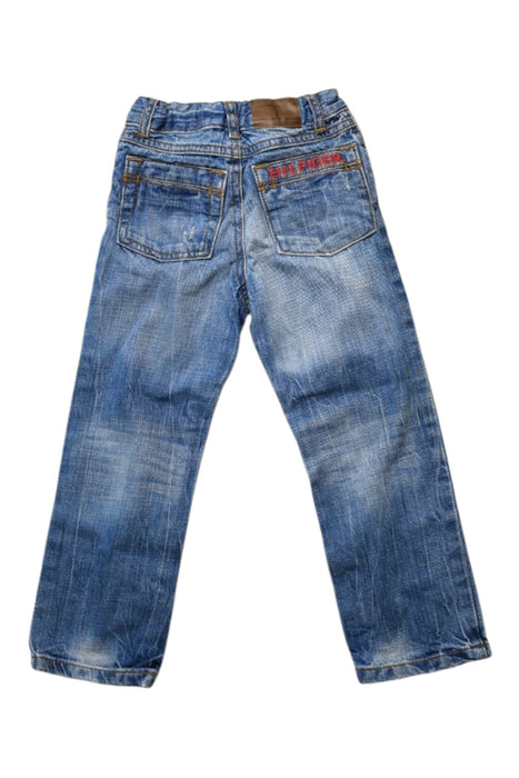 A Blue Jeans from Tommy Hilfiger in size 4T for boy. (Back View)