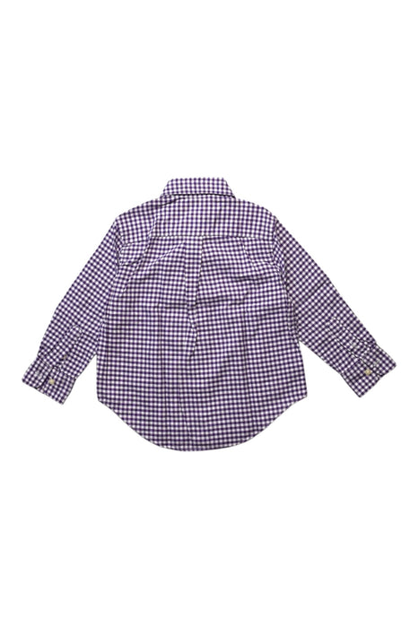 A Purple Long Sleeve Shirts from Ralph Lauren in size 2T for boy. (Back View)