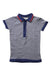A Navy Short Sleeve Polos from Mamas & Papas in size 3T for boy. (Front View)