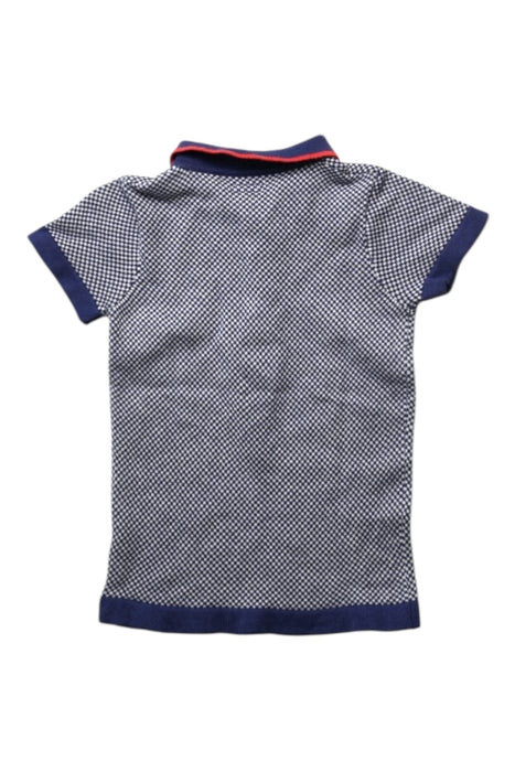 A Navy Short Sleeve Polos from Mamas & Papas in size 3T for boy. (Back View)