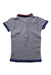 A Navy Short Sleeve Polos from Mamas & Papas in size 3T for boy. (Back View)