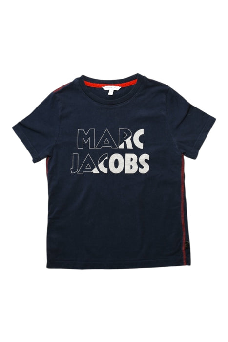 A Navy Short Sleeve T Shirts from Little Marc Jacobs in size 8Y for boy. (Front View)