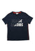 A Navy Short Sleeve T Shirts from Little Marc Jacobs in size 8Y for boy. (Front View)