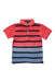 A Red Short Sleeve Polos from Tommy Hilfiger in size 4T for boy. (Front View)