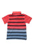 A Red Short Sleeve Polos from Tommy Hilfiger in size 4T for boy. (Back View)