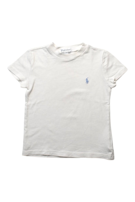 A White Short Sleeve T Shirts from Ralph Lauren in size 18-24M for neutral. (Front View)