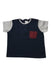 A Navy Short Sleeve T Shirts from Mamas & Papas in size 3T for boy. (Front View)